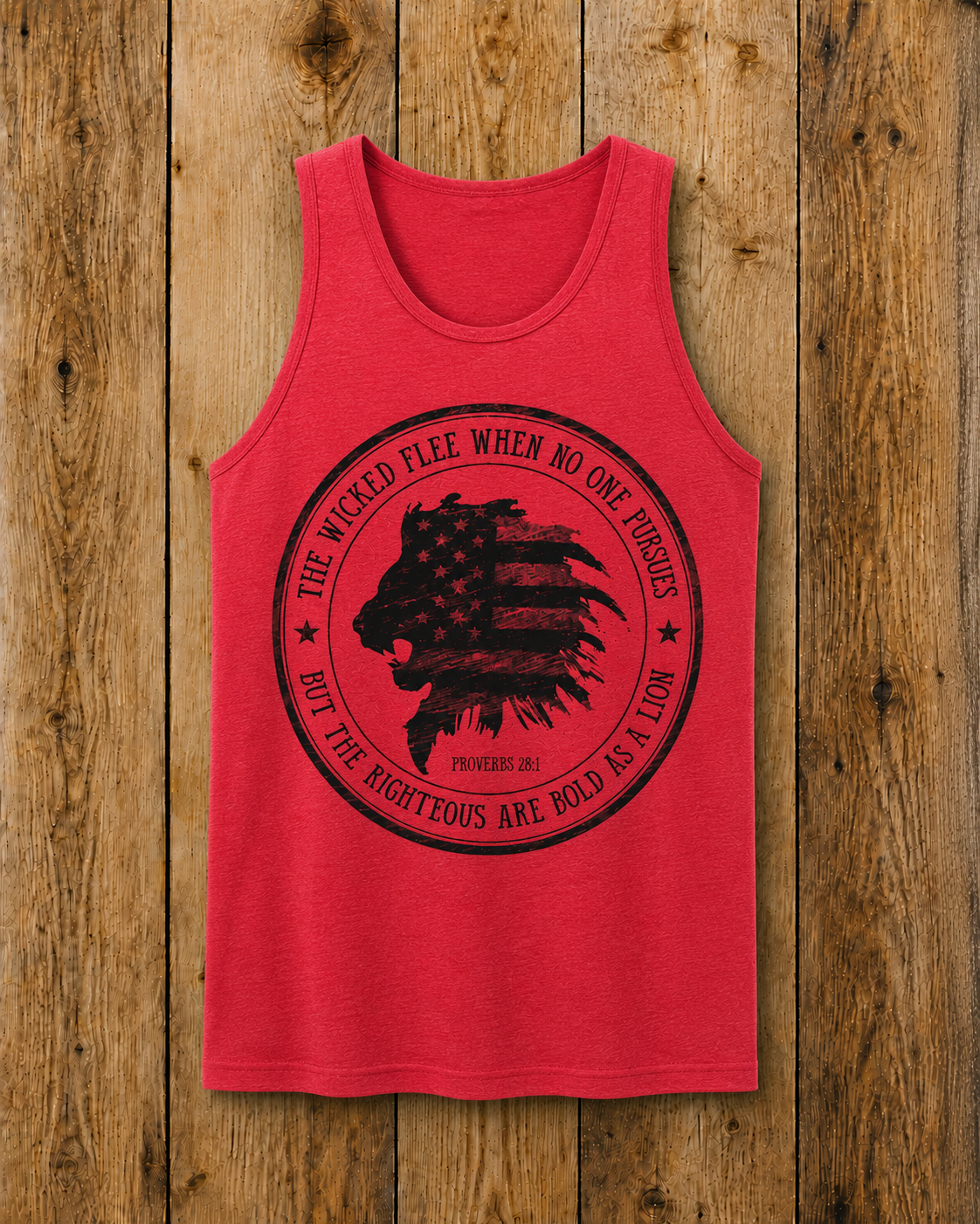 Proverbs Lion Tank