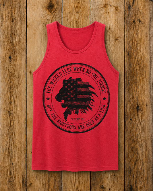 Proverbs Lion Tank