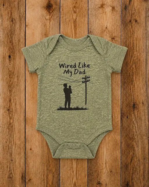 Wired Like My Dad Romper