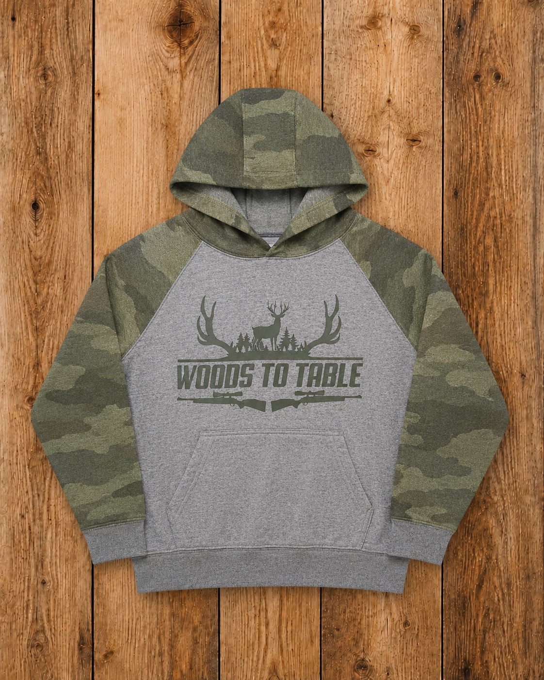 Woods To Table Youth Hoodie